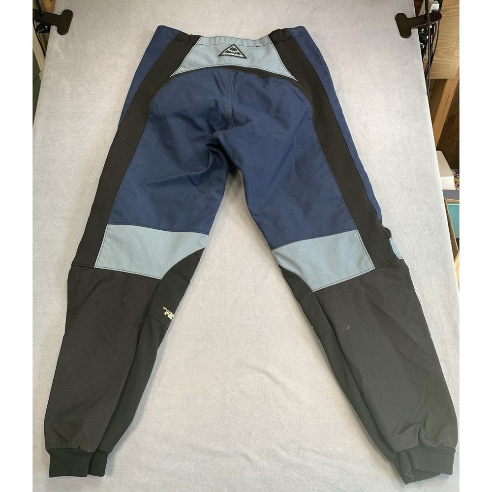Fox Racing Strafer Motocross Pants Blue Black Off-Road Riding Gear Mens Sz 34 - Picture 2 of 8
